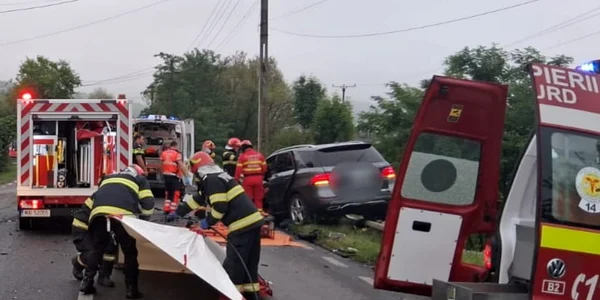 accident rutier intre Borod spre Cornițel, județul Bihor foto ISU BIHOR png