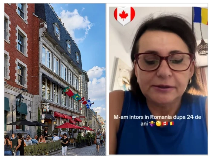 Adriana a părăsit Canada după 24 de ani / foto: colaj Click!