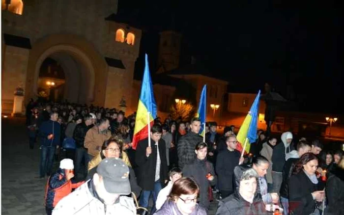 Participanţii au participat la un marş pe un traseu din oraş. Foto: alba24.ro