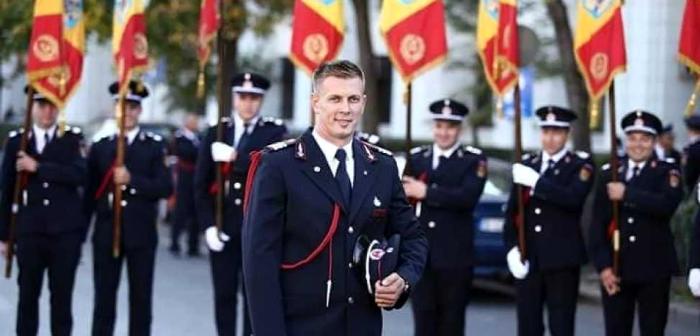 Plutonierul major Marian Niţă FOTO IGSU