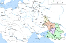 Harta Frontului de Est, în perioada 7 Mai – 18 Noiembrie 1942 (© Wikimedia Commons)