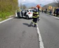 Accident cu cinci victime printre care şi un copil în urma unui impact frontal între două auto la Bujoreni Vâlcea pe DN7 - E81 Valea Oltului Foto Adevărul