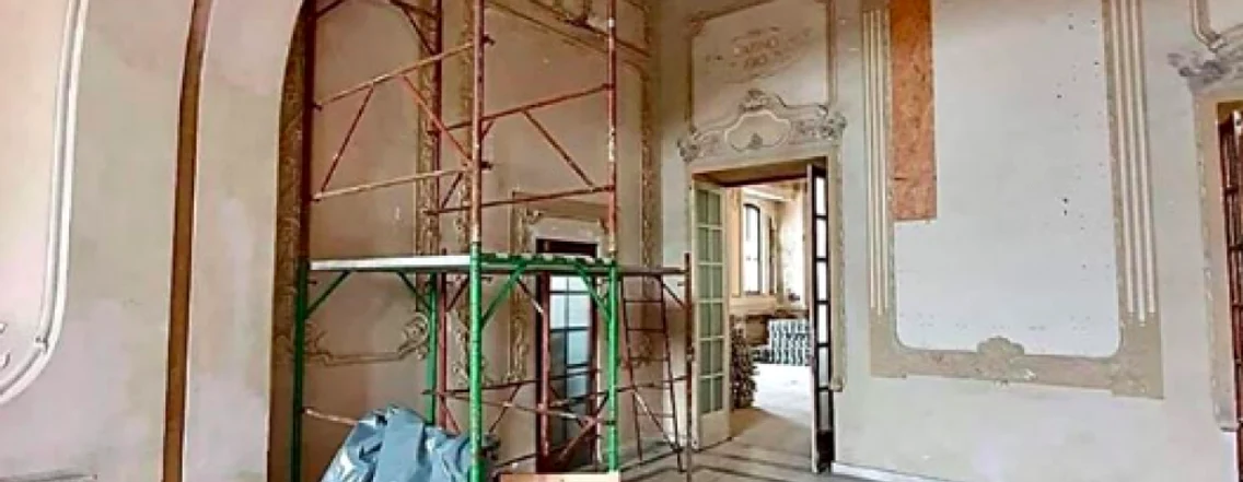Cazino Constanţa - în reparaţii lucrări şantier Sursa Facebook Cazino Constanţa / CNI