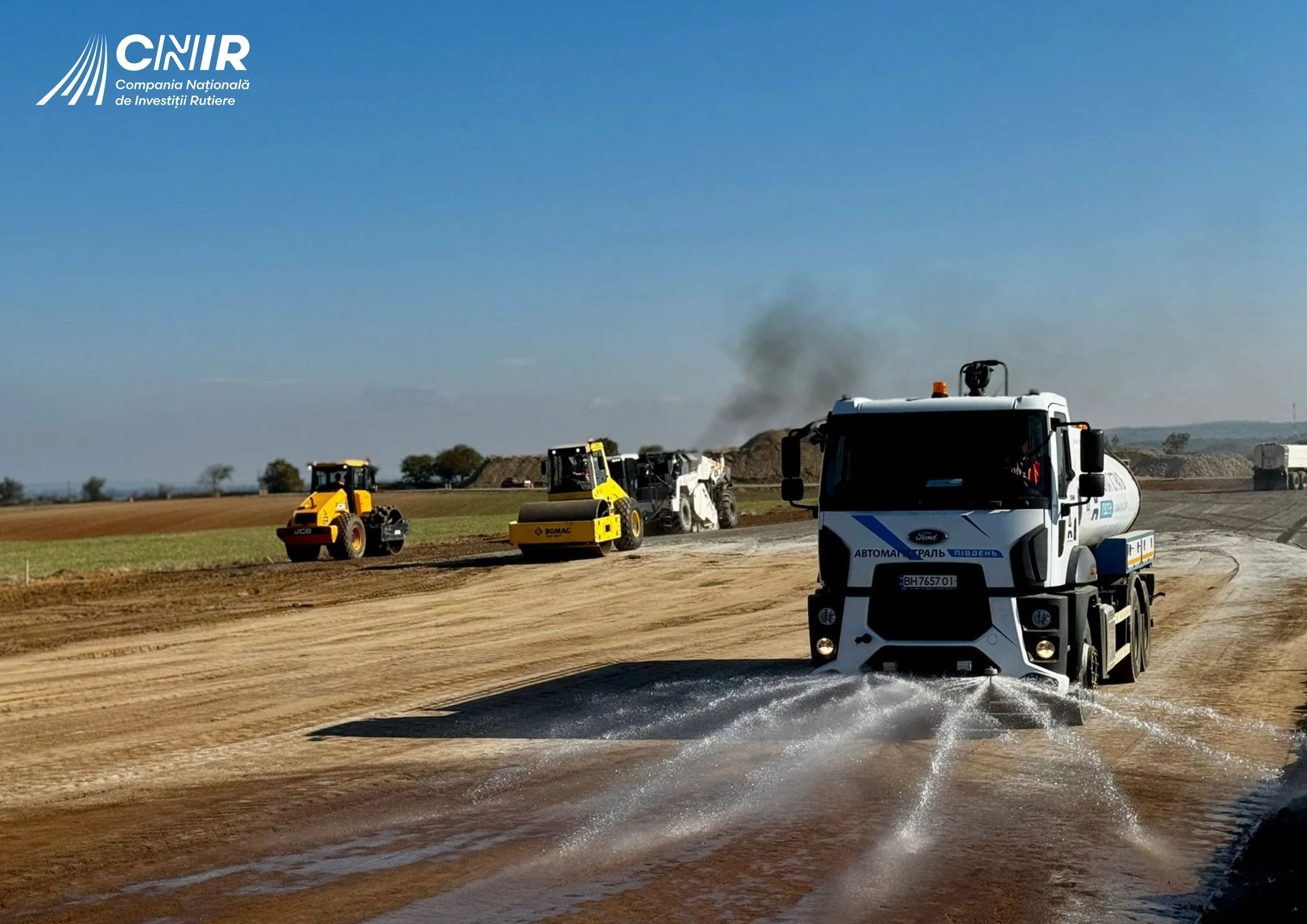 Lucrările pe un importan tronson din Autostrada Transilvania pot fi urmărite video în timp real