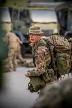 Prinţul Christian al Danemarcei în armată, în misiunea REX. FOTO: Casa Regală daneză