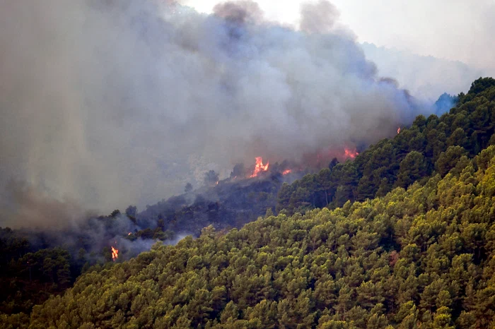 Incendiile fac ravagii în Spania / foto: EPA-EPE
