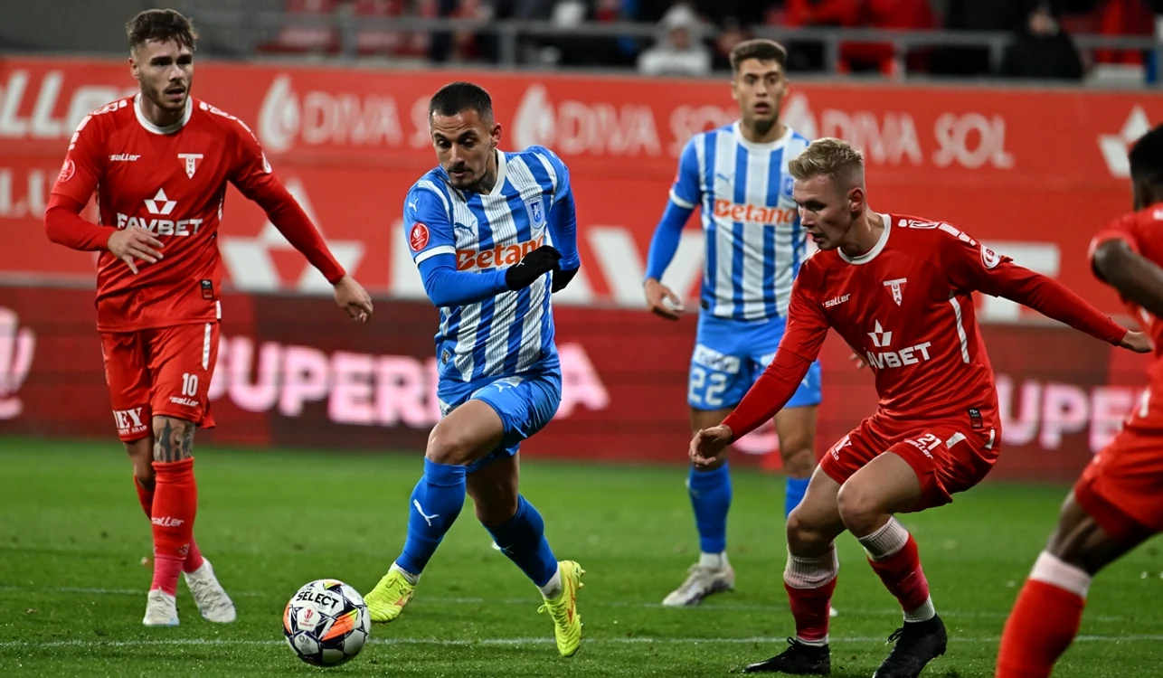CSU Craiova a plecat învingătoare de la UTA Arad (FOTO: Sportpictures)