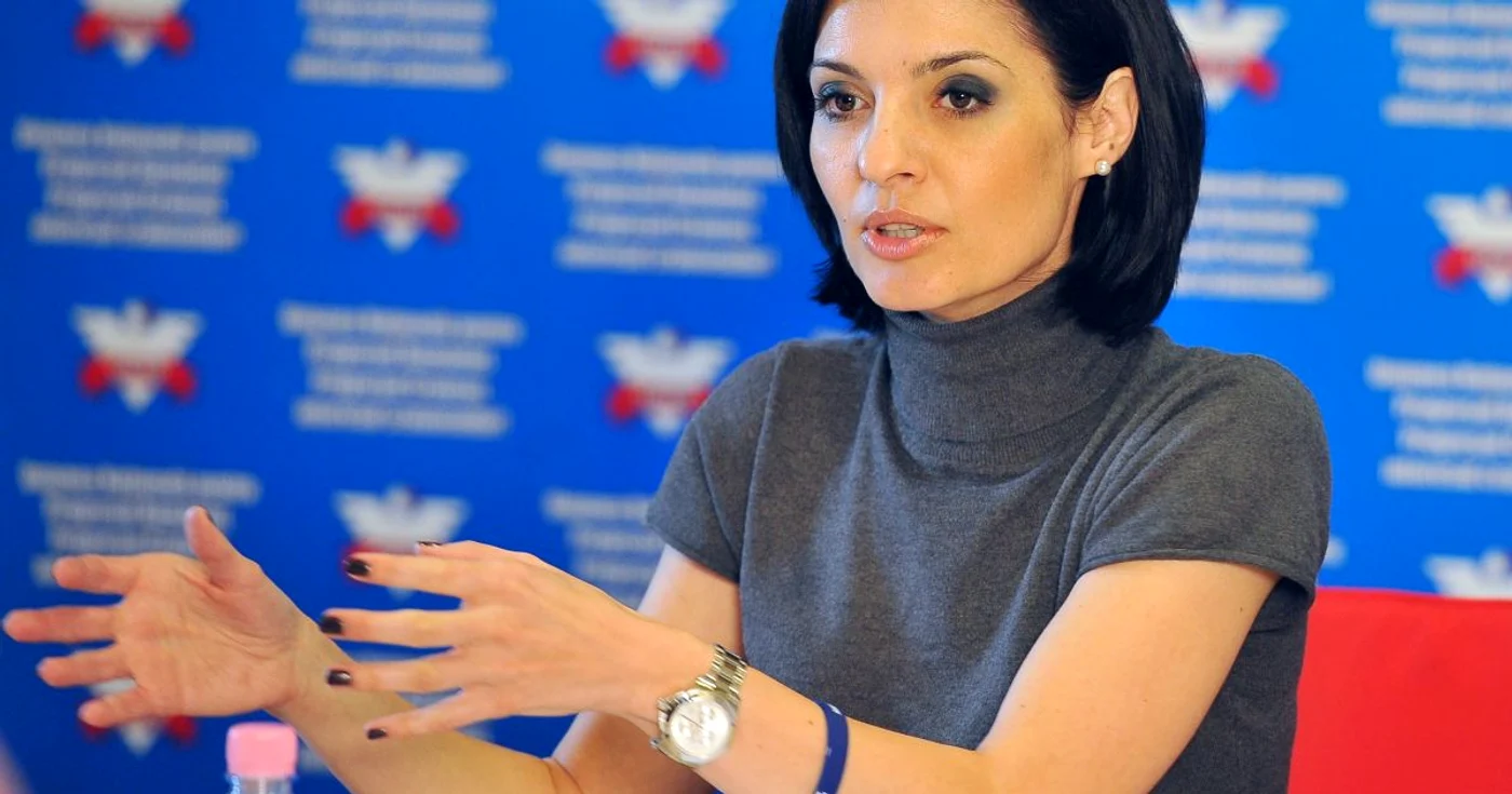 Lavinia Şandru, apropiata lui Cozmin Guşă, lucra la Realitatea TV din 2013 FOTO Agerpres
