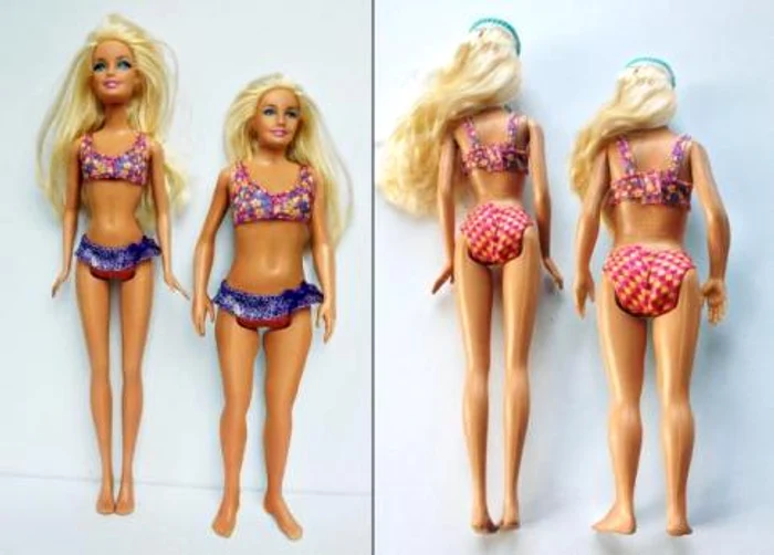 Iată diferența între Barbie anorexică și Barbie cu forme 