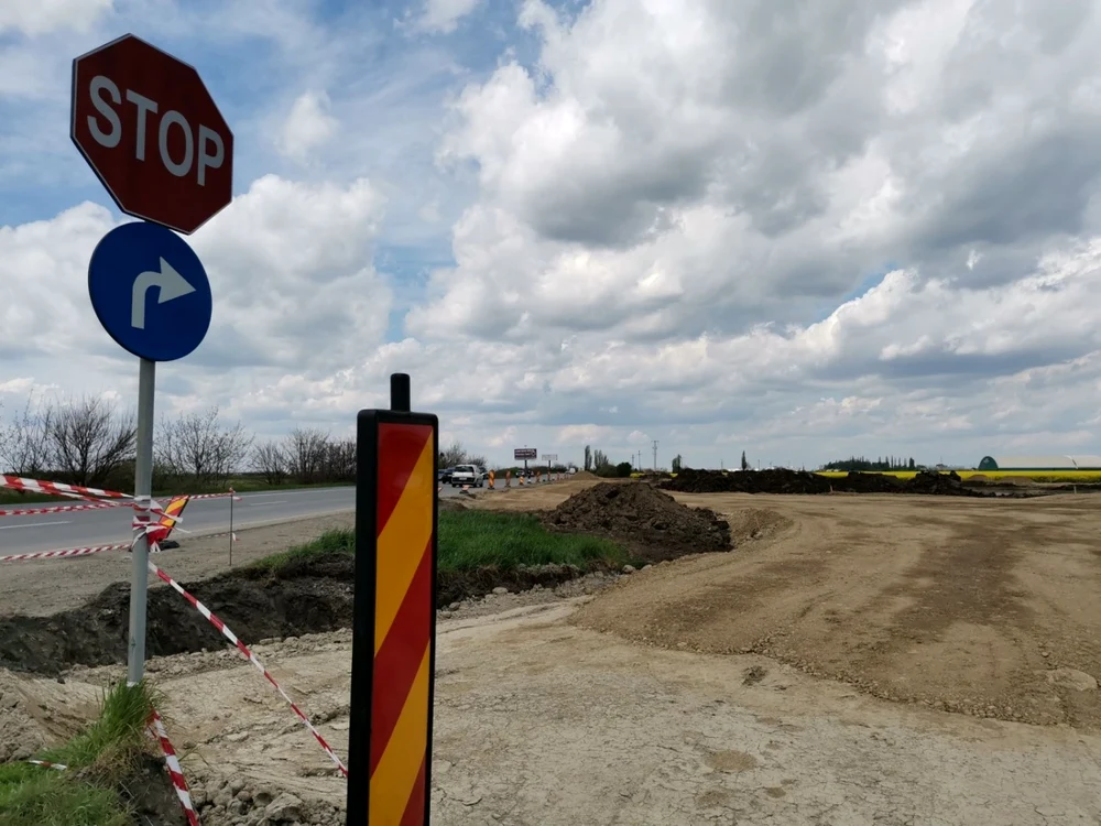 Se construieşte infrastructura rutieră pentru noul IKEA de la Timişoara FOTO Ş.Both