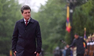 Nicușor Dan sosește la Cotroceni după ce a depus jurământul FOTO Inquam / Octav Ganea
