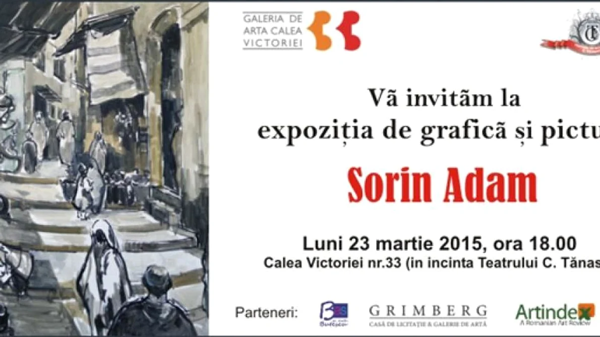 Expozitie de grafică şi pictură Sorin Adam la Bucureşti jpeg