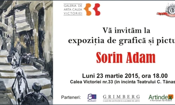 Expozitie de grafică şi pictură Sorin Adam la Bucureşti jpeg
