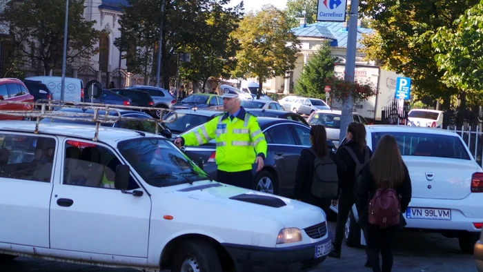 Traficul în Focşani este extrem de aglomerat