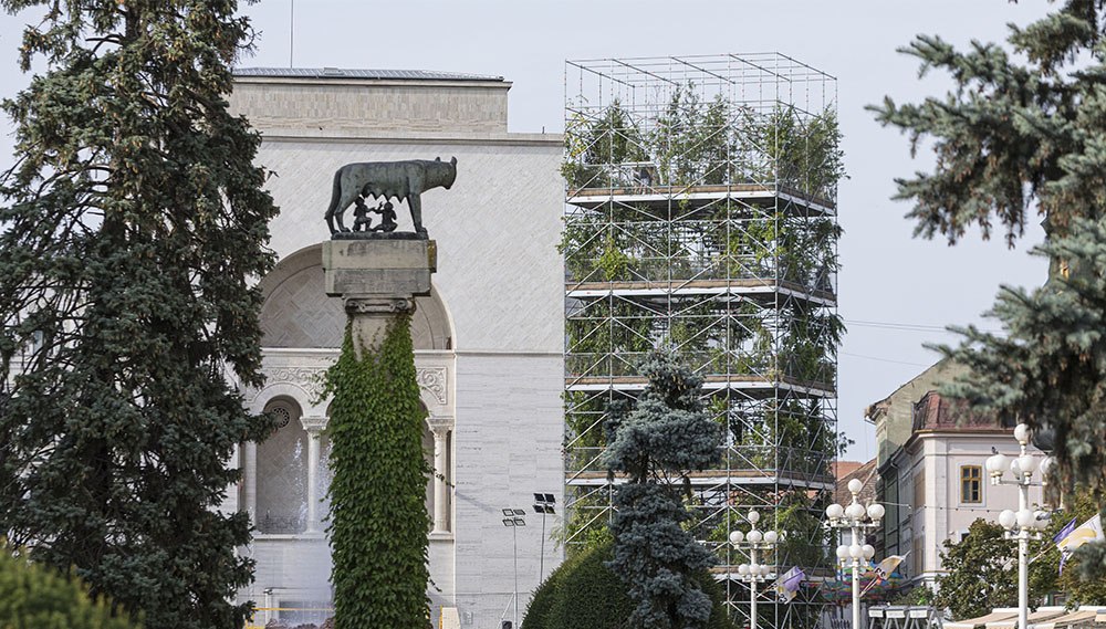 Turnul-efemer din Timișoara, în competiția pentru mai important premiu de arhitectură al Uniunii Europene FOTO