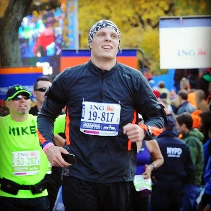 Mikhail Shalamov a alergat în 2013 la Maratonul de la New York