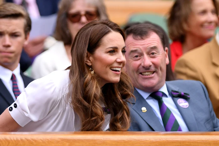 Kate Middleton a respectat codul vestimentar impus jucătorilor la Wimbledonfoto: Getty Images