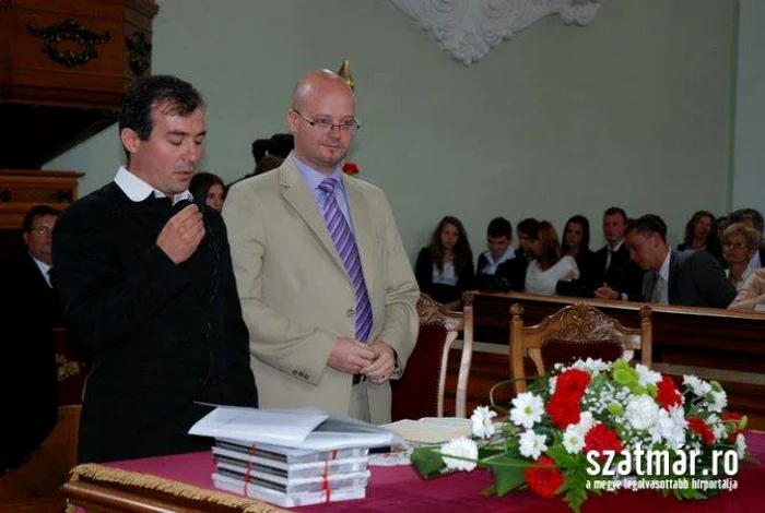 Gabor Kereskenyi (dreapta) este deputat UDMR