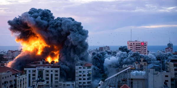 Atac aerian in Gaza Razboi in Israel FOTO Profimedia jpg