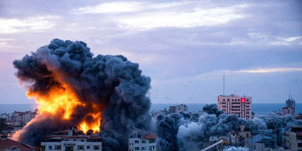 Atac aerian in Gaza Razboi in Israel FOTO Profimedia jpg