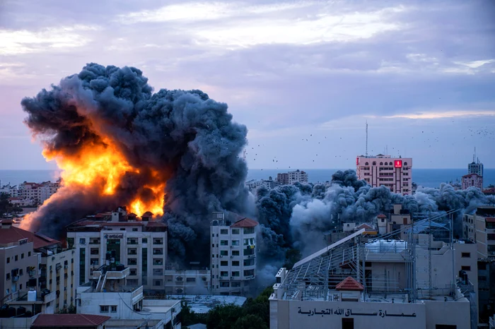 Atac aerian în Gaza, după ce militanții Hamas s-au infiltrat în Israel FOTO Profimedia