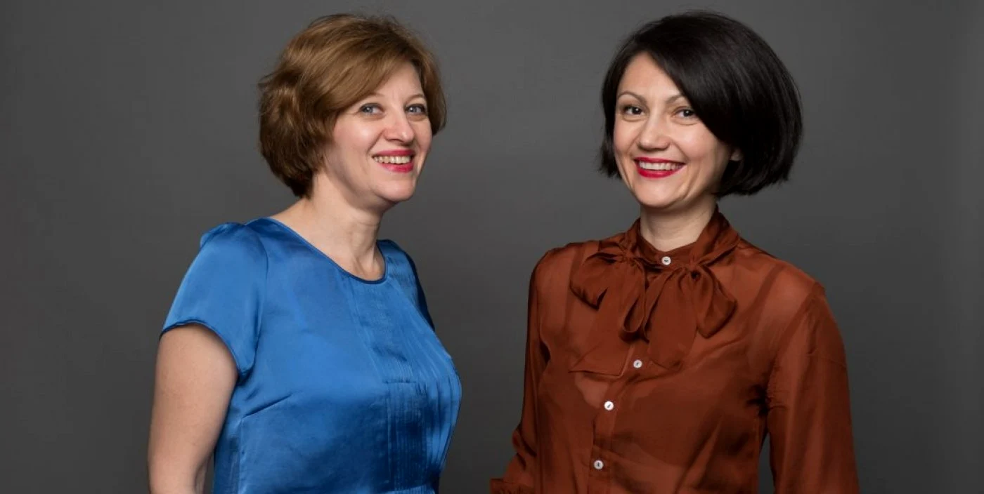 Oana Gheorghiu şi Carmen Uscatu, de la Fundaţia Dăruieşte Viaţă, foto arhivă