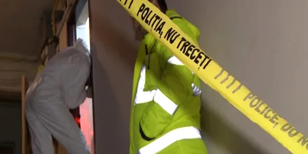 Cercetări la locul unei morți suspecte Foto DMS jpg