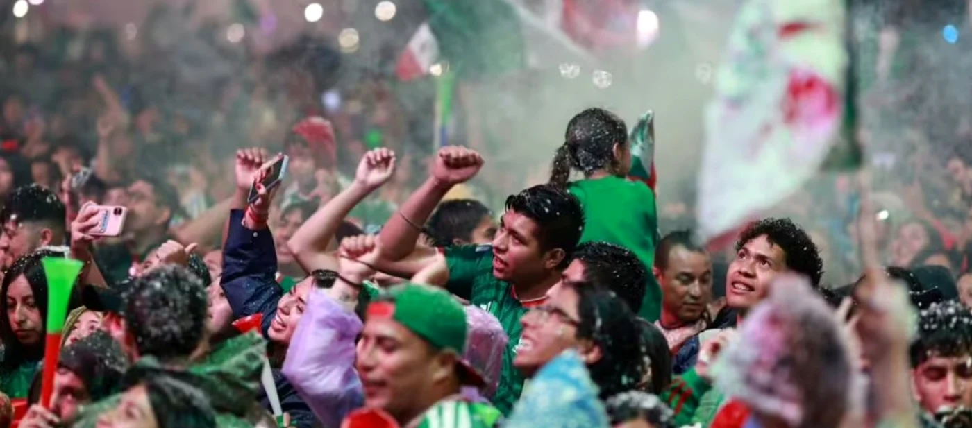 Suporterii primei reprezentative a Mexicului  Foto/Getty