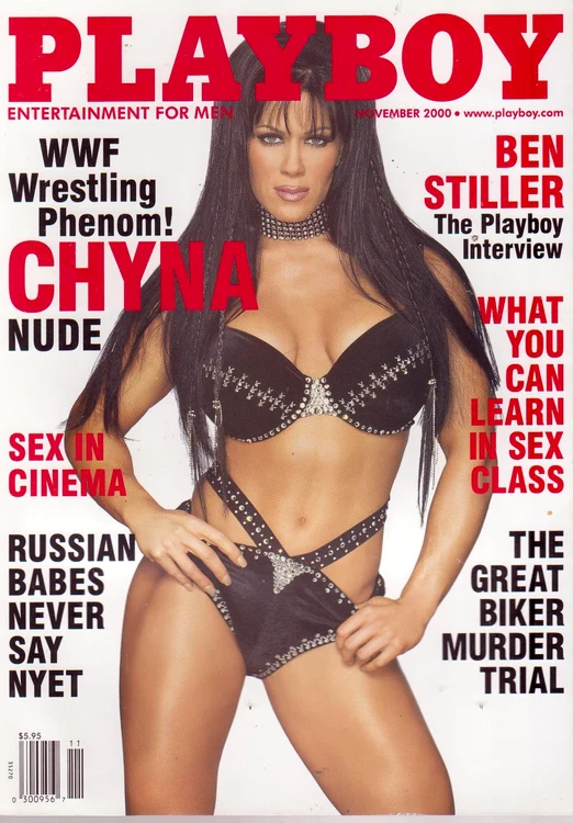 Chyna a apărut de mai multe ori în revista Playboy