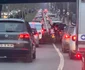 Traficul aglomerat din Capitală, în zilele dinaintea Crăciunului. foto Click!