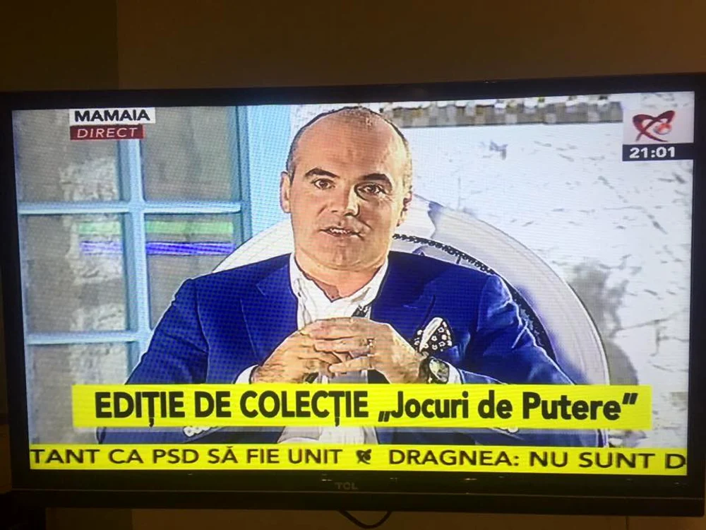 
    Rareș Bogdan, realizatorul emisiunii „Jocuri de putere”  