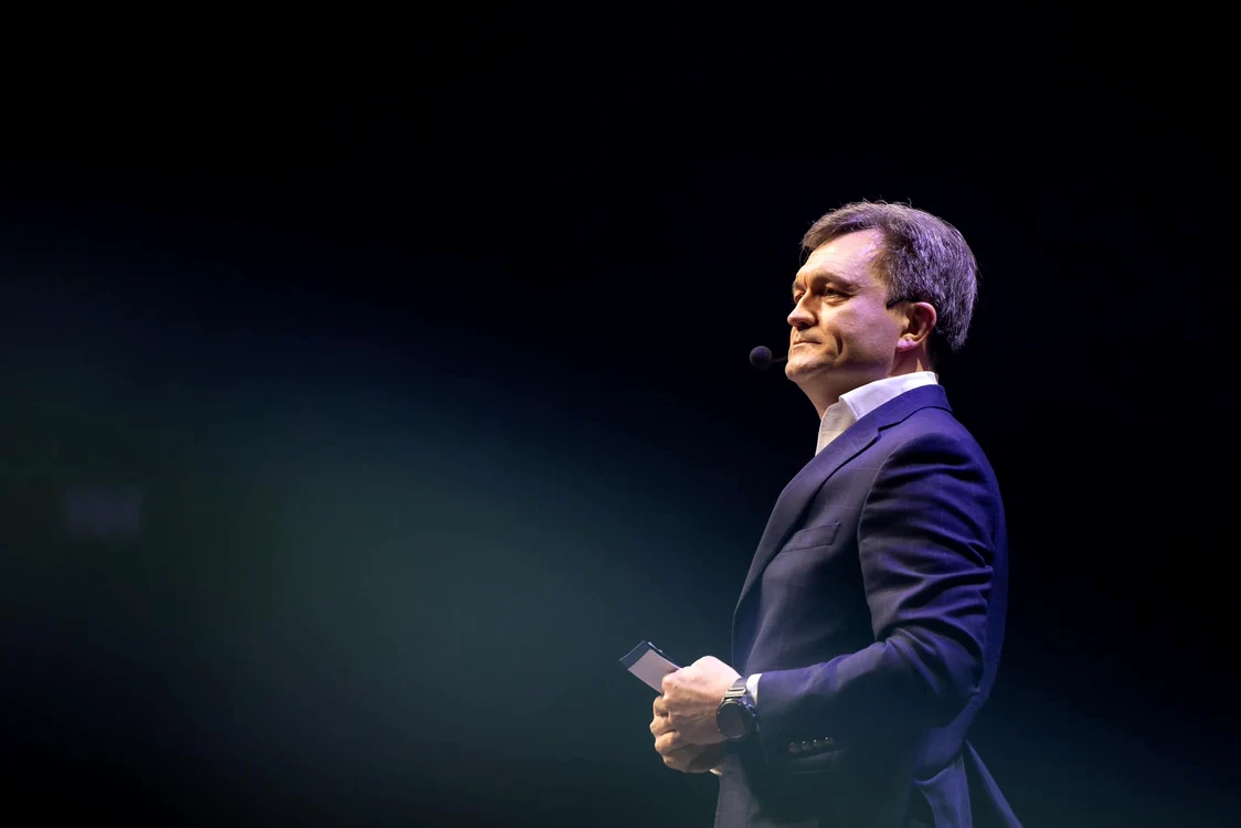 Premierul Dorin Recean participă la WEF de la Davos. FOTO: Facebook