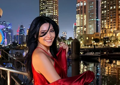 Corina Caragea in vacanta in Doha FOTO: Facebook/Corina Caragea