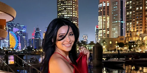 Corina Caragea in vacanta in Doha FOTO: Facebook/Corina Caragea