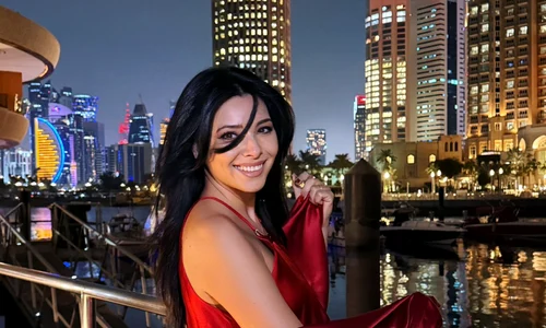 Corina Caragea in vacanta in Doha FOTO: Facebook/Corina Caragea