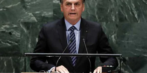Jair Bolsonaro vorbind la ONU FOTO EPA-EFE