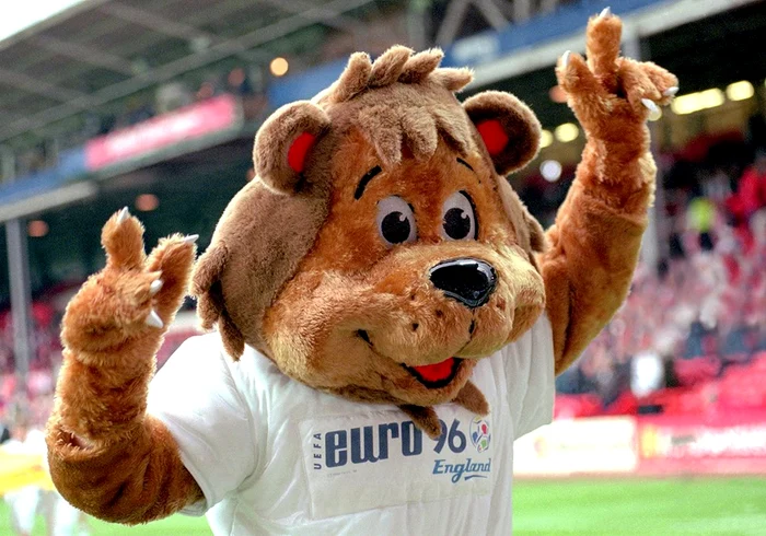 Goliath, mascota EURO 1996 (FOTO: X/Twitter)