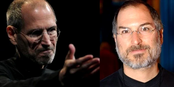 Steve Jobs în 2011 şi în 2003, când a fost diagnosticat cu cancer de pancreas FOTO: Reuters