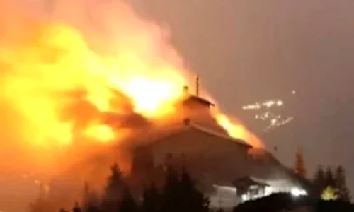 „Cuibul Vulturului” din Bavaria a fost incendiat png