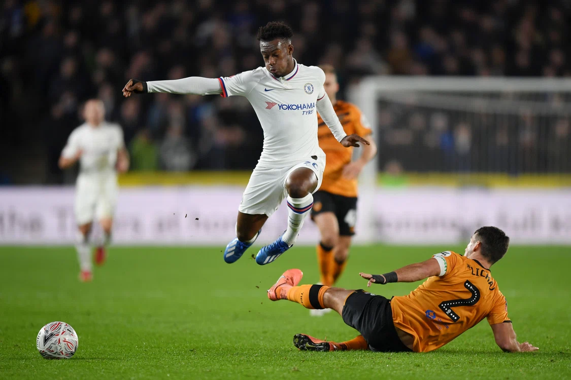 
     Callum Hudson-Odoi și-a câștigat locul în echipa lui Chelsea LondraFoto: Guliver / GettyImages  