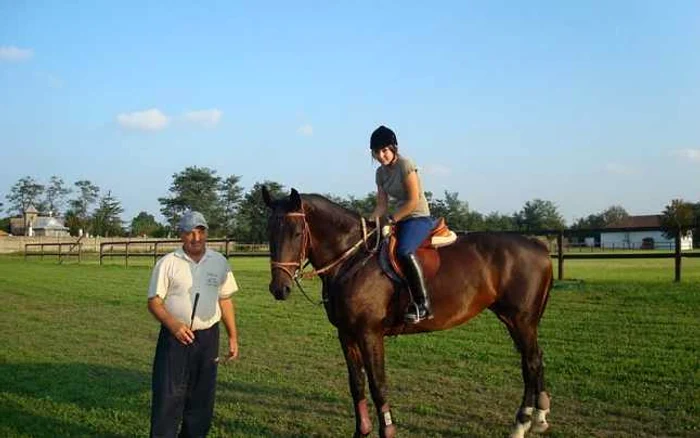 Andreea Ninulescu, alături de antrenorul său