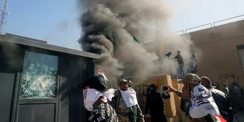 Ambasada SUA din Irak atacată / FOTO AFP / 31 dec 2019