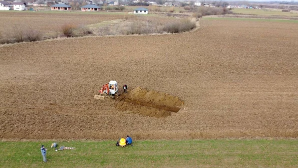 Vestigii arheologice descoperite pe traseul viitoarei Centuri a orașului Baia Mare (foto: Muzeul Județean de Istorie și Arheologie Maramureș)