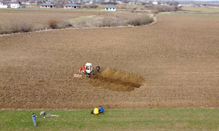 Vestigii arheologice descoperite pe traseul viitoarei Centuri a orașului Baia Mare (foto: Muzeul Județean de Istorie și Arheologie Maramureș)