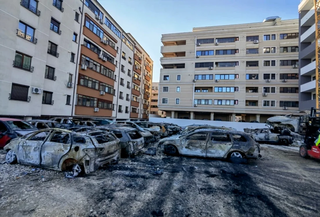 Așa arată dezastrul rămas după incendiul pornit de puștiul de 15 ani. foto: Adevărul