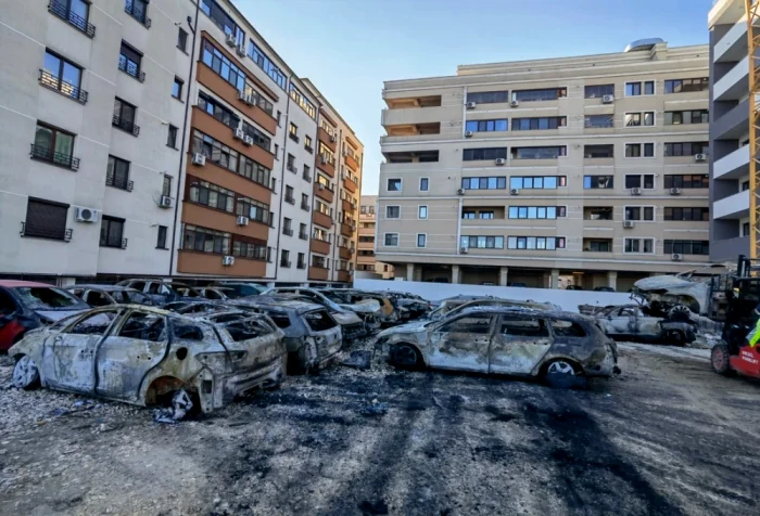 Așa arată dezastrul rămas după incendiul pornit de puștiul de 15 ani. foto: Adevărul