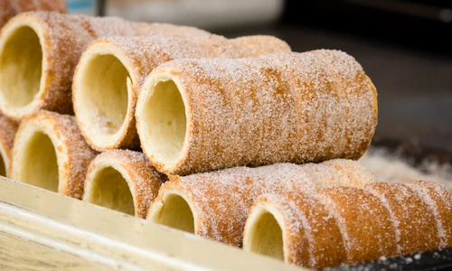 Trdelnik   Czech traditional sweet pastries  jpeg