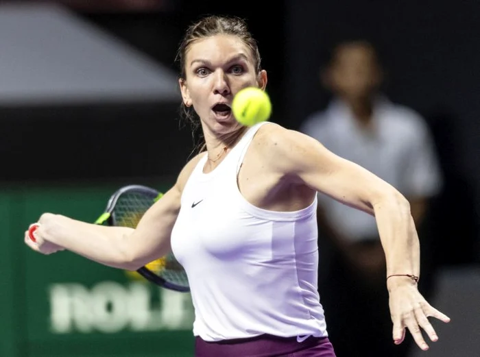 Simona Halep, la Turneul Campioanelor 2019FOTO: EPA