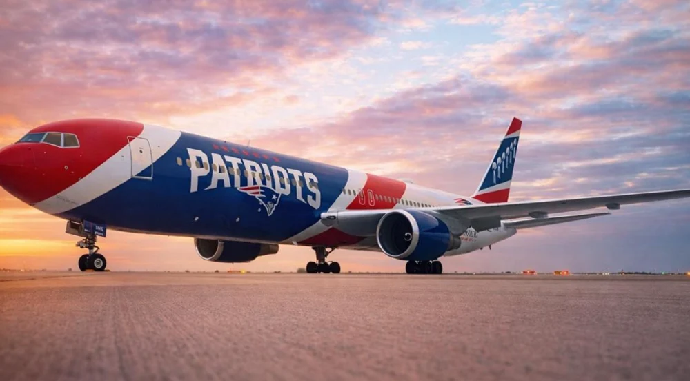 Misiune surpriză la Mihail Kogălniceanu: Soldații americani au aterizat cu avionul echipei New England Patriots