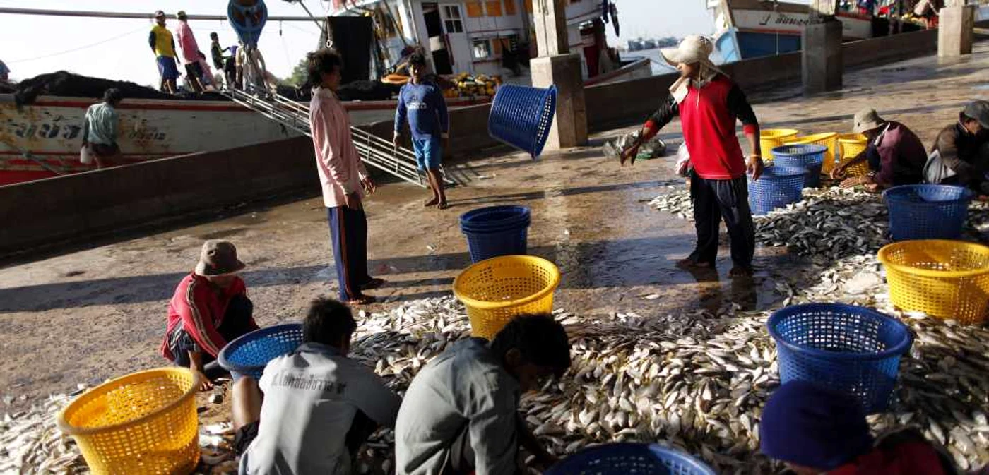Căpitanii de pescadoare cumpără sclavi cu preţuri care pornesc de la 300 de euro. FOTO Reuters